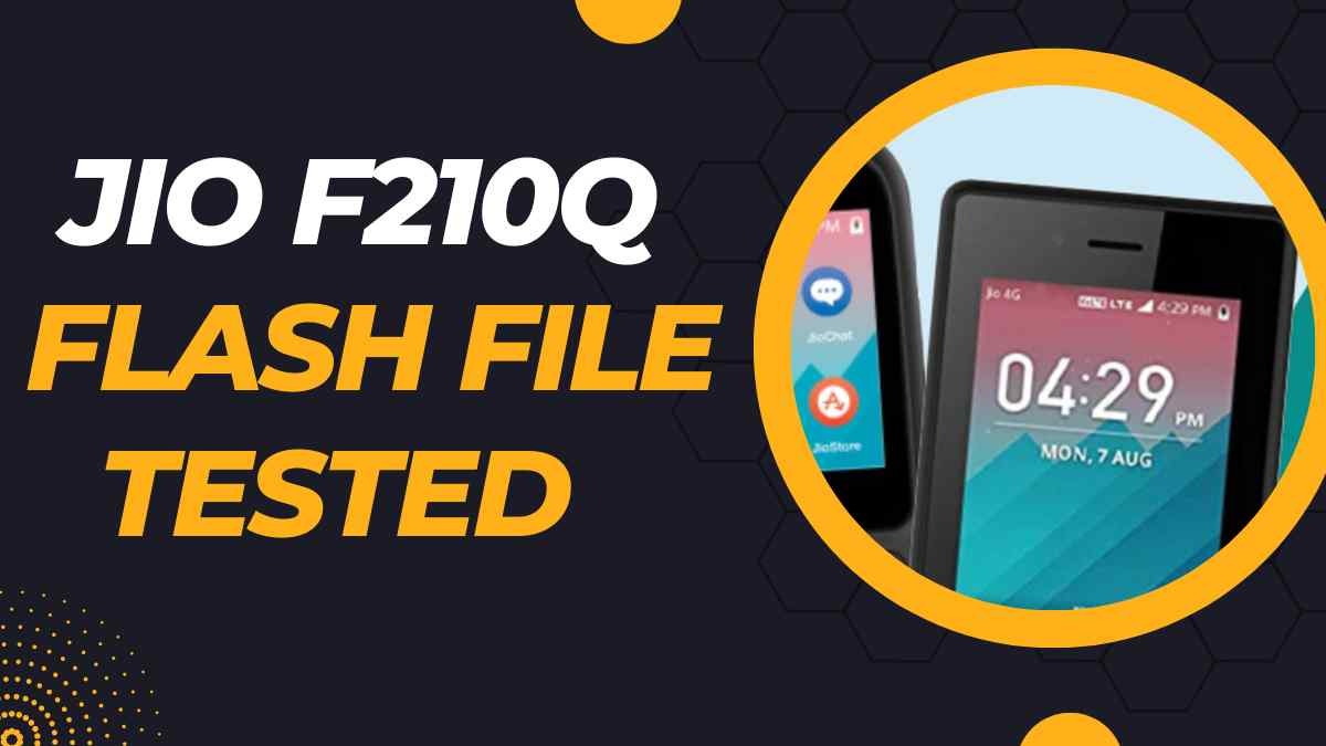 Jio F210q Flash File
