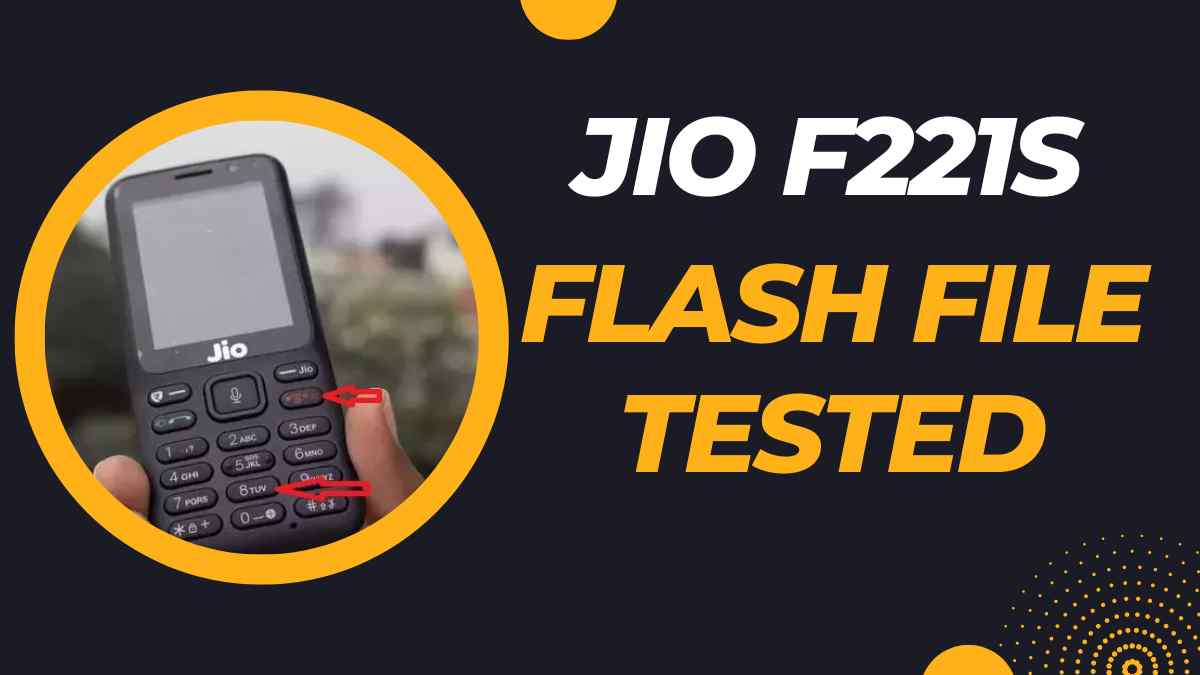 Jio F221s Flash File