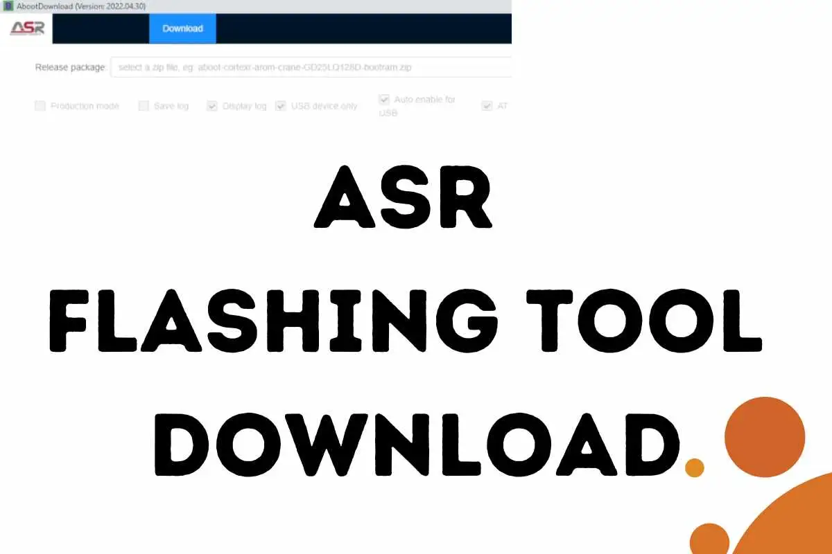 ASR Flashing Tool Download for All Jio 2024