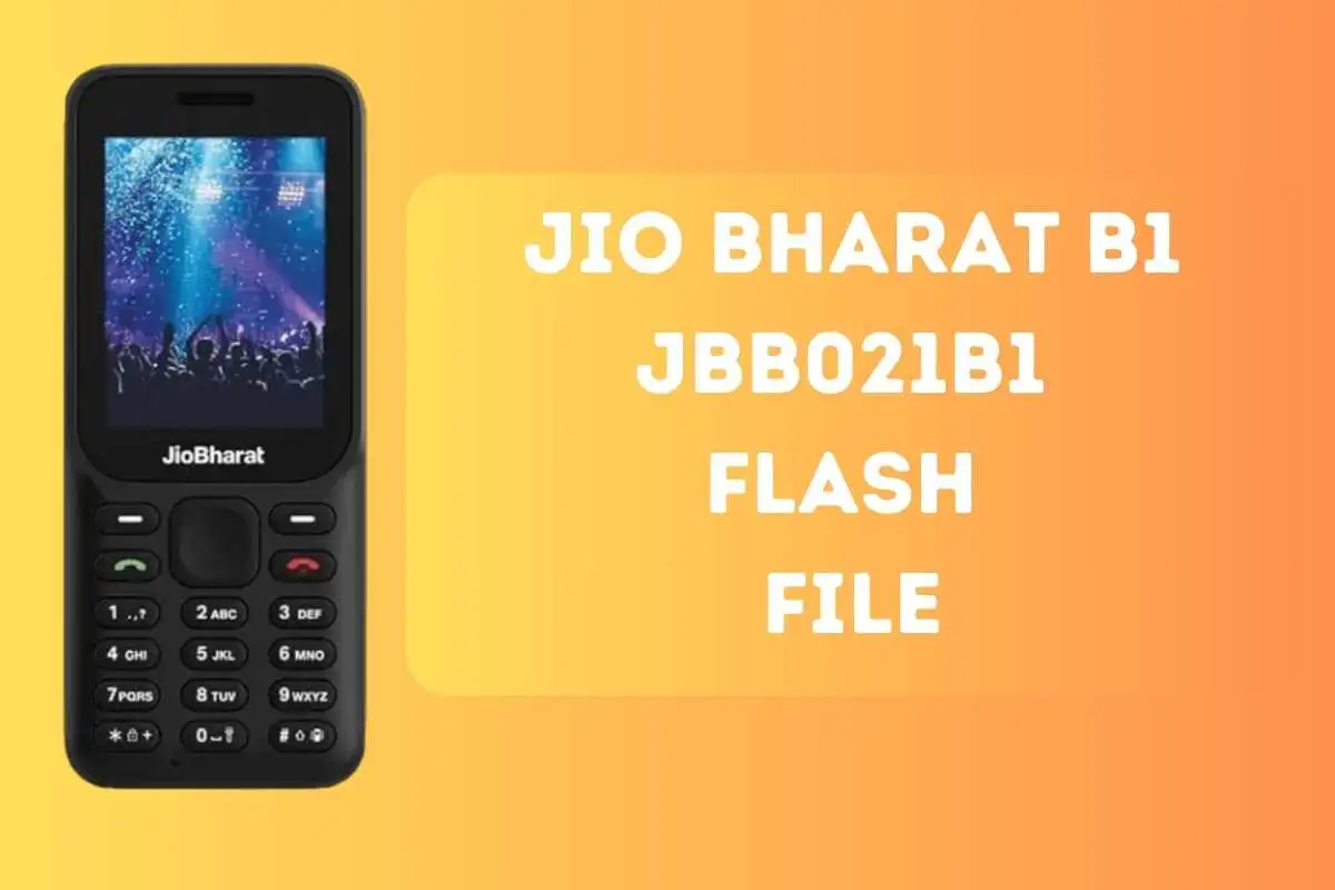 Jio Bharat B1 JBB021B1 flash file (Stock ROM)