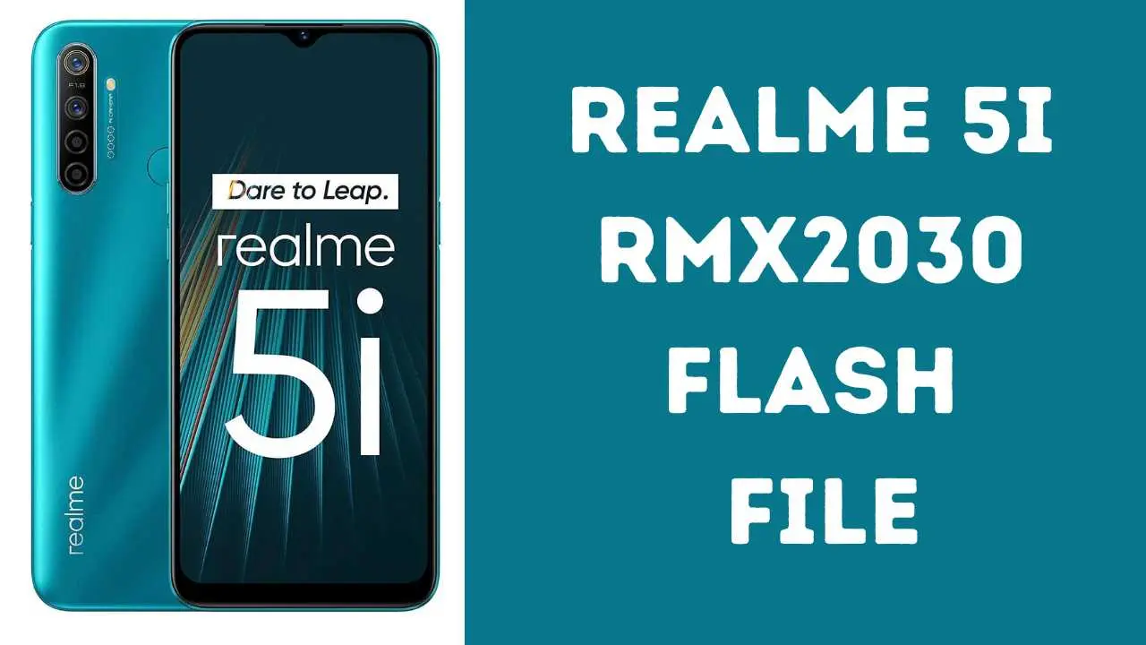 Realme 5i RMX2030 Flash File